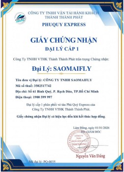 Saomaifly vận hành thu hộ vé tàu Phú Quý Express
