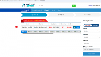 Đặt Vé Tàu Quý Express 2 đi Côn Đảo